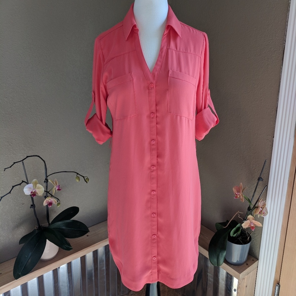 💫SOLD 💫 Express portofino shirt dress - Picture 5 of 5